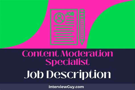 content moderation specialist